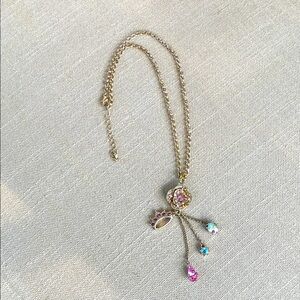 Boutique Flower & Crown Necklace